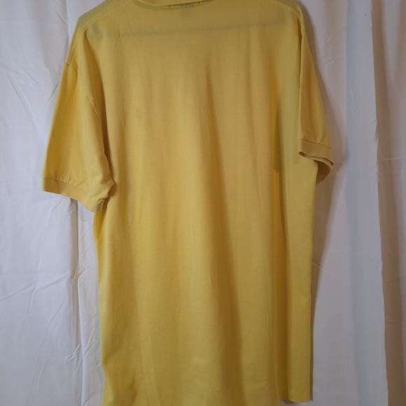 Polo by Ralph Lauren Men's Bright Yellow Polo Shirt Size L - Picture 8 of 9